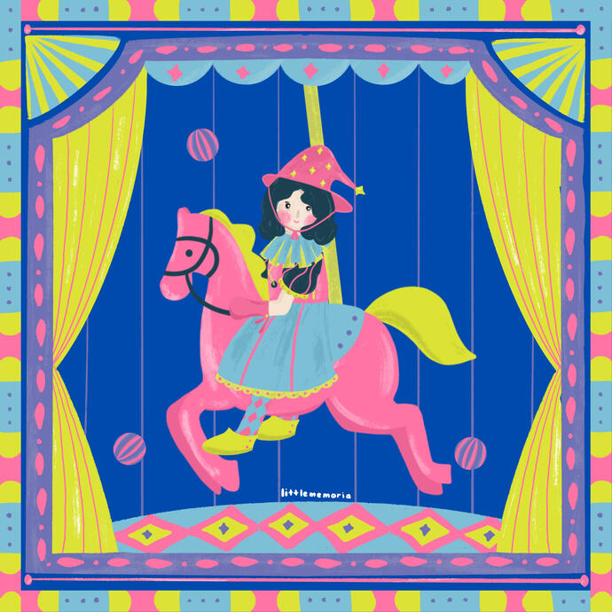 Illustration : The Pink Unicorn
